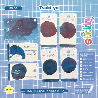Pilot Iroshizuku Tsuki-yo Fountain Pen Ink Sample