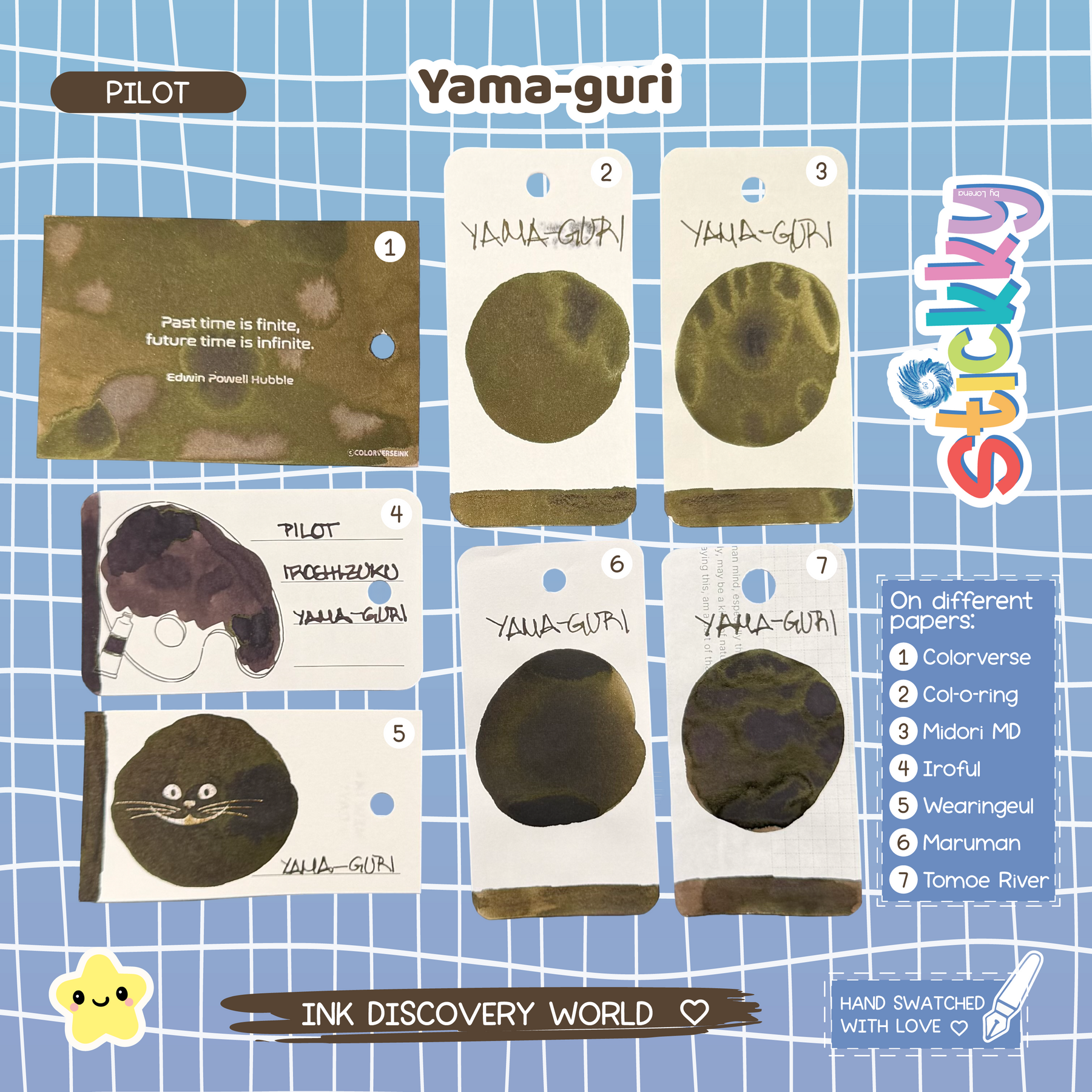Pilot Iroshizuku Yama-guri Fountain Pen Ink Sample