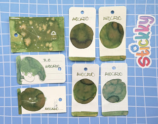Robert Oster Avocado Fountain Pen Ink Sample