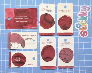 Robert Oster Copper Fountain Pen Ink Sample