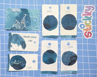 Sailor Ink Studio 340 Fountain Pen Ink Sample