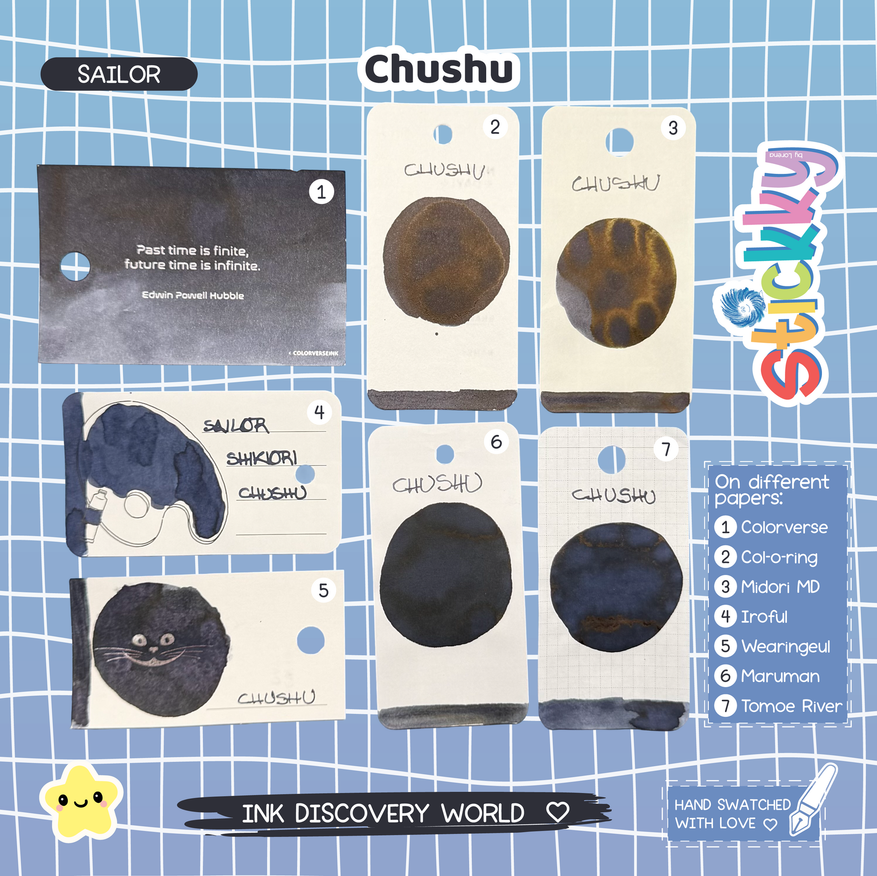 Sailor Shikiori Chushu Fountain Pen Ink Sample