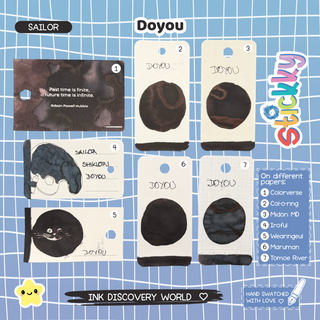 Sailor Shikiori Doyou Fountain Pen Ink Sample