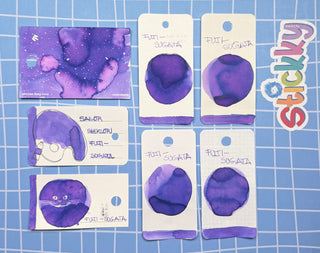 Sailor Shikiori Fuji-sugata Fountain Pen Ink Sample