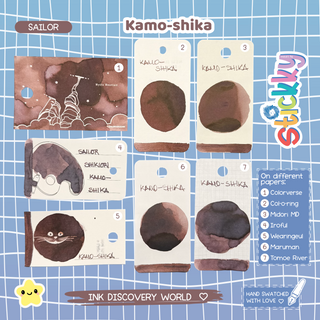 Sailor Shikiori Kamo-shika Fountain Pen Ink Sample