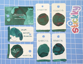 Sailor Shikiori Komakusa Fountain Pen Ink Sample