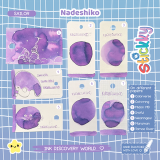 Sailor Shikiori Nadeshiko Fountain Pen Ink Sample