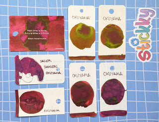 Sailor Shikiori Okuyama Fountain Pen Ink Sample