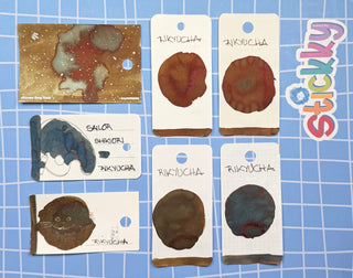 Sailor Shikiori Rikyu-cha Fountain Pen Ink Sample