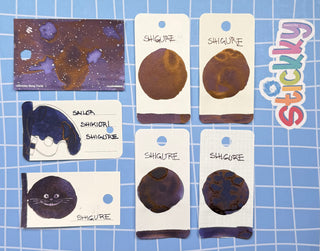 Sailor Shikiori Shigure Fountain Pen Ink Sample