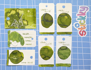 Sailor Shikiori Waka-uguisu Fountain Pen Ink Sample