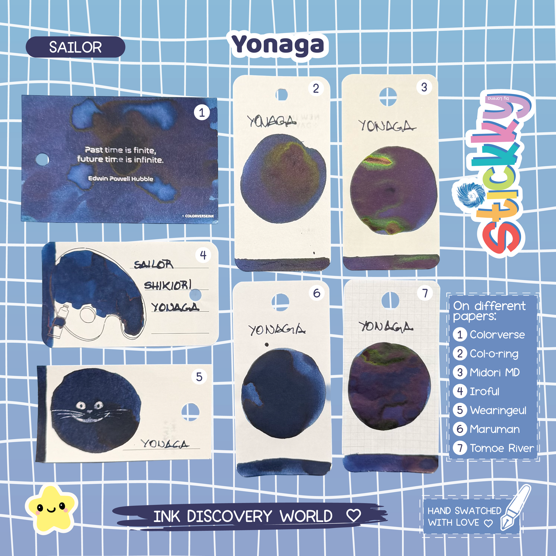 Sailor Shikiori Yonaga Fountain Pen Ink Sample