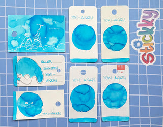 Sailor Shikiori Yuki-akari Fountain Pen Ink Sample