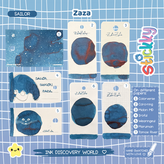 Sailor Shikiori Zaza Fountain Pen Ink Sample