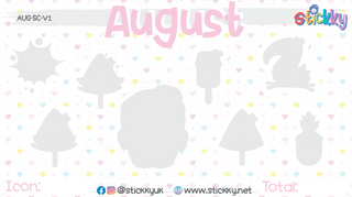 Cute August Savings Challenge
