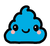 💩 Poopie Icon — Rainbow Kawaii Planner Stickers | Stickky