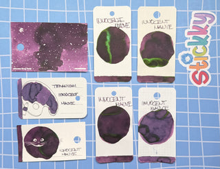Teranishi Innocent Mauve Fountain Pen Ink Sample