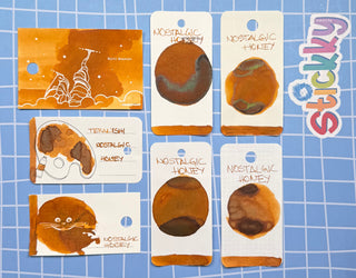 Teranishi Opera Rose Fountain Pen Ink Sample