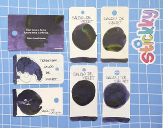 Teranishi Salon de Violet Fountain Pen Ink Sample