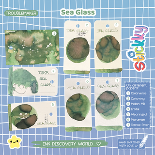 Troublemaker Sea Glass Fountain Pen Ink Sample
