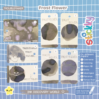 Troublemaker Frost Flower Fountain Pen Ink Sample
