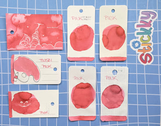 TWSBI Pink Fountain Pen Ink Sample