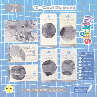 Tono & Lims 10-Carat Diamond Fountain Pen Ink Sample