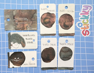 Tono & Lims Blood Stone Fountain Pen Ink Sample