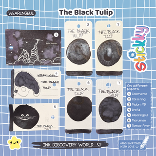 Wearingeul The Black Tulip Fountain Pen Ink Sample