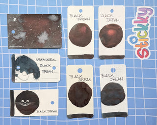 Wearingeul Black Dream Fountain Pen Ink Sample