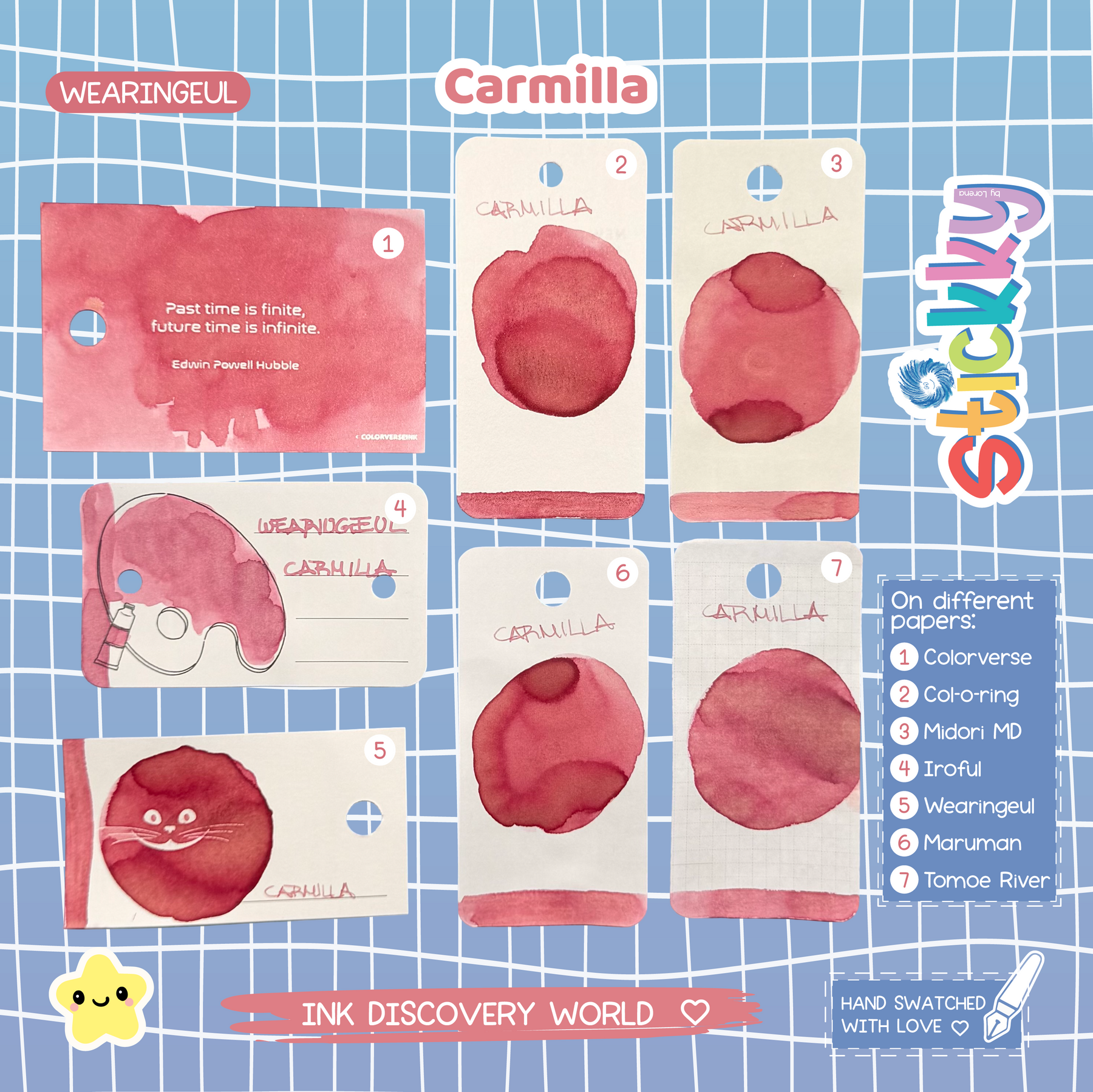 Wearingeul Carmilla Fountain Pen Ink Sample