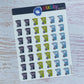 Rubbish Bins Planner Stickers Sheet