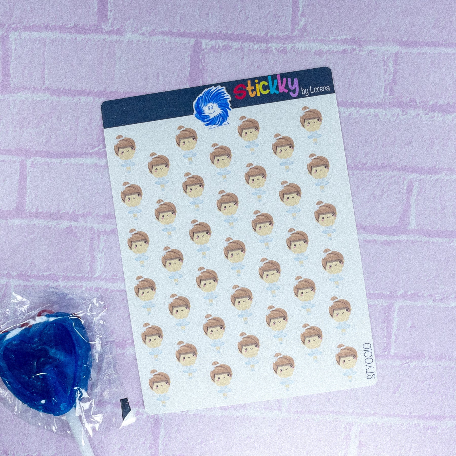 Ballet Stickers Sheet