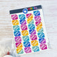 Payday Flag Stickers Sheet