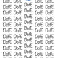 Duke of Edinburgh (DofE) Script Planner Transparent Stickers Sheet