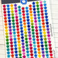 Little Star Bullets Planner Stickers Sheet.-
