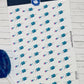 Cute Syringe Stickers Sheet.-