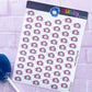 Camera Photo Stickers Sheet.-