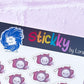 Camera Photo Stickers Sheet.-
