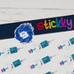 Cute Syringe Stickers Sheet.-