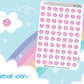 Pickleball Stickers Sheet