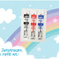 Uni Mitsubishi Pencil Jetstream Pen Refill Set of Three.-