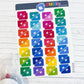 UK Benefit Flag Stickers Sheet