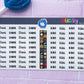 Back to School - The School Year Dates and Events - Custom Kids names Stickers Sheet.-