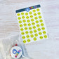 Tennis Ball Stickers Sheet