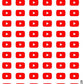 Social Media Youtube Logo Stickers Sheet.-