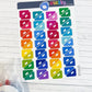 UK Benefit Flag Stickers Sheet