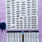 Back to School - The School Year Dates and Events - Custom Kids names Stickers Sheet.-