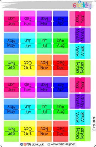 Cute Hobonichi Index Tabs.-