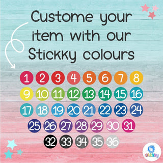 Cute 2025 Year View Hobonichi, Monthly Headers, Year At A Glance, Hobo Yearly Overlay Stickers - 2024-2025-2026 Calendar Stickers.-